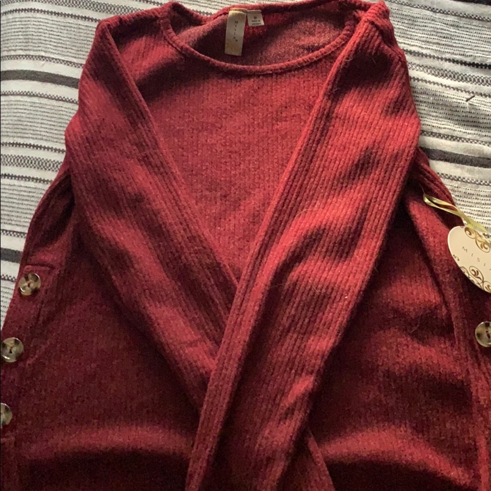 Red sweater